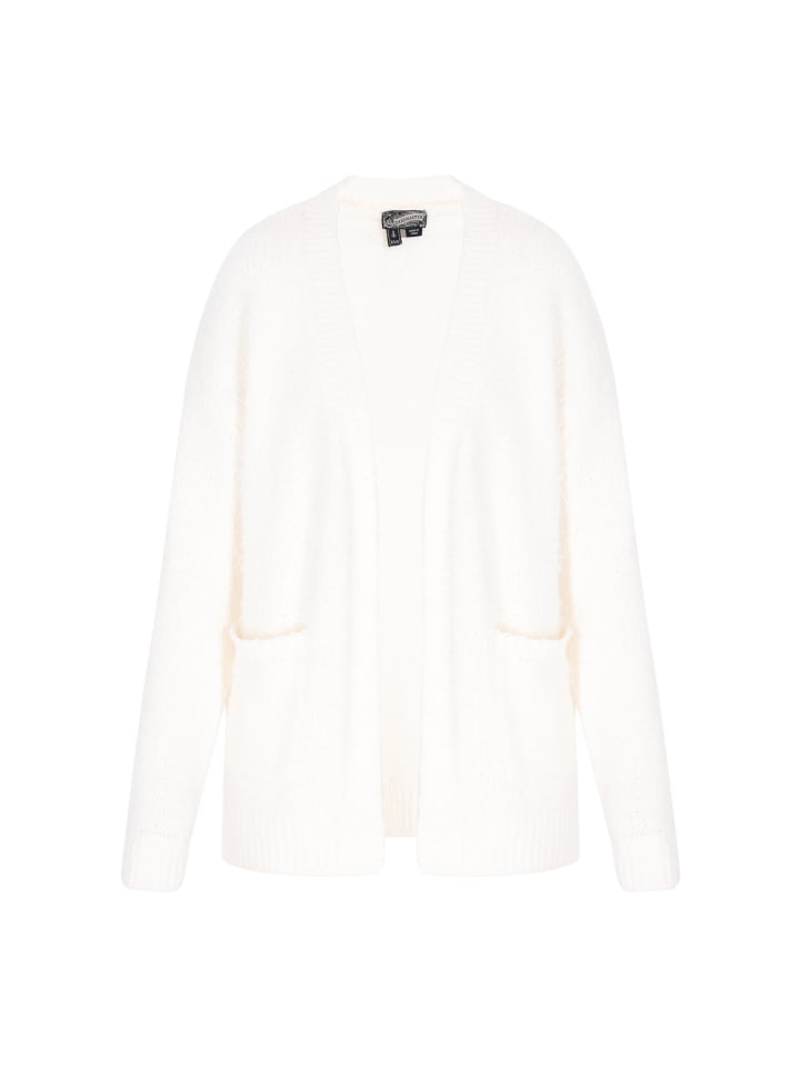 Женский кардиган цвета слоновая кость DreiMaster Vintage
Женский кардиган цвета слоновая кость DreiMaster Vintage