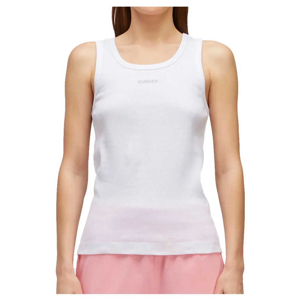 Футболка без рукавов Sundek Logo, белый
Футболка без рукавов Sundek Logo, белый