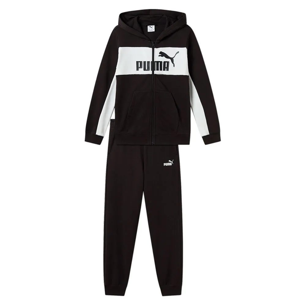 Толстовка Puma ESS Block full zip, черный 
Толстовка Puma ESS Block full zip, черный