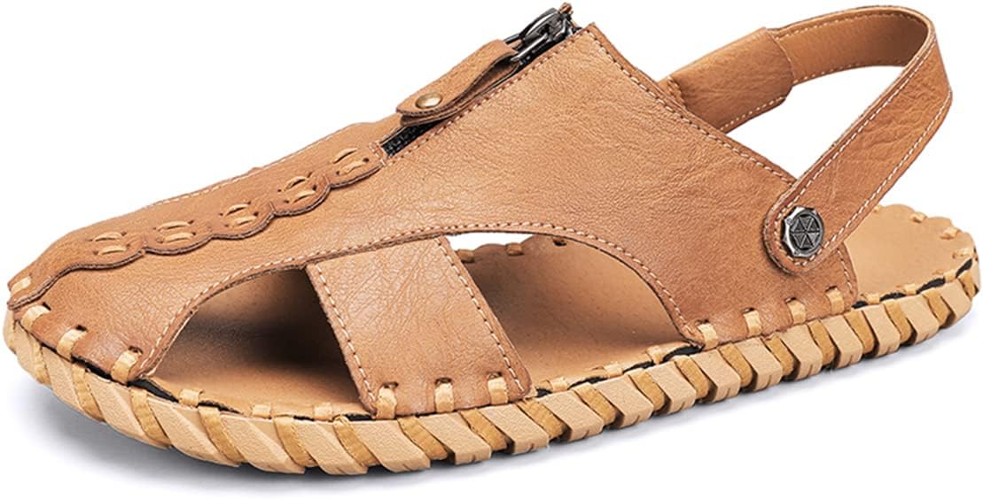 Мужские кожаные сандалии для походов и вождения, повседневные модные спортивные пляжные туфли с закрытым носком, легкие сандалии для ходьбы Generic, коричневый
Мужские кожаные сандалии для походов и вождения, повседневные модные спортивные пляжные туфли с закрытым носком, легкие сандалии для ходьбы Generic, коричневый