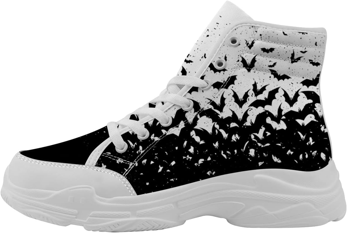 Высокие кеды Quorax для женщин и мужчин, белые холщовые кроссовки на шнуровке, подарок на Хэллоуин для нее и его
Высокие кеды Quorax для женщин и мужчин, белые холщовые кроссовки на шнуровке, подарок на Хэллоуин для нее и его