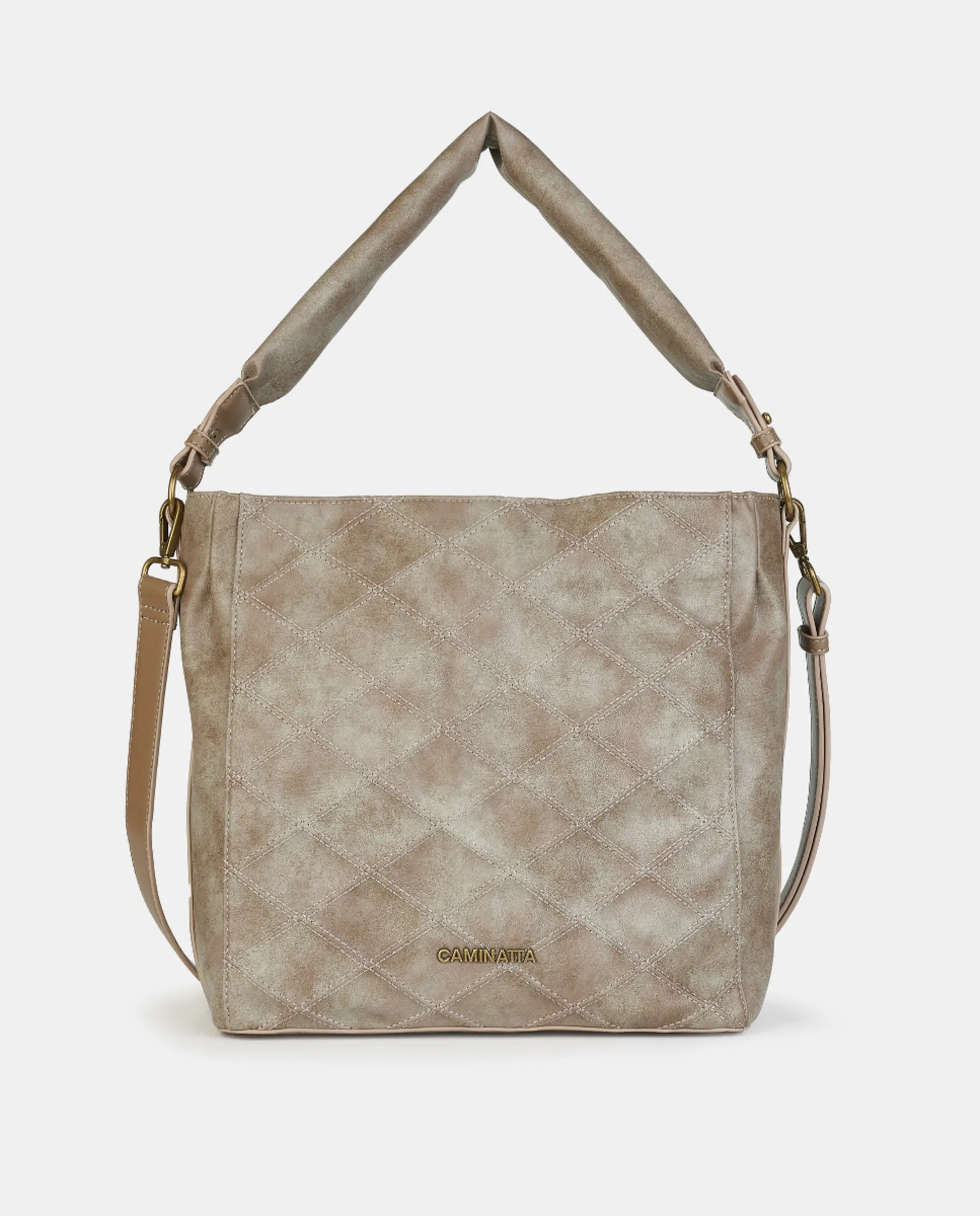 Сумка-хобо с застёжкой-молнией Caminatta, серо-коричневый
Сумка-хобо с застёжкой-молнией Caminatta, серо-коричневый