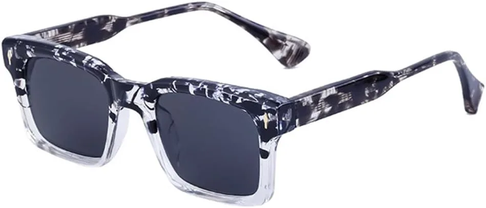 Солнцезащитные очки в стиле ретро с заклепками, квадратные, для женщин, модные, с леопардовым принтом, с защитой от УФ-излучения UV400, для мужчин MTZJH, Pattern Grey
Солнцезащитные очки в стиле ретро с заклепками, квадратные, для женщин, модные, с леопардовым принтом, с защитой от УФ-излучения UV400, для мужчин MTZJH, Pattern Grey