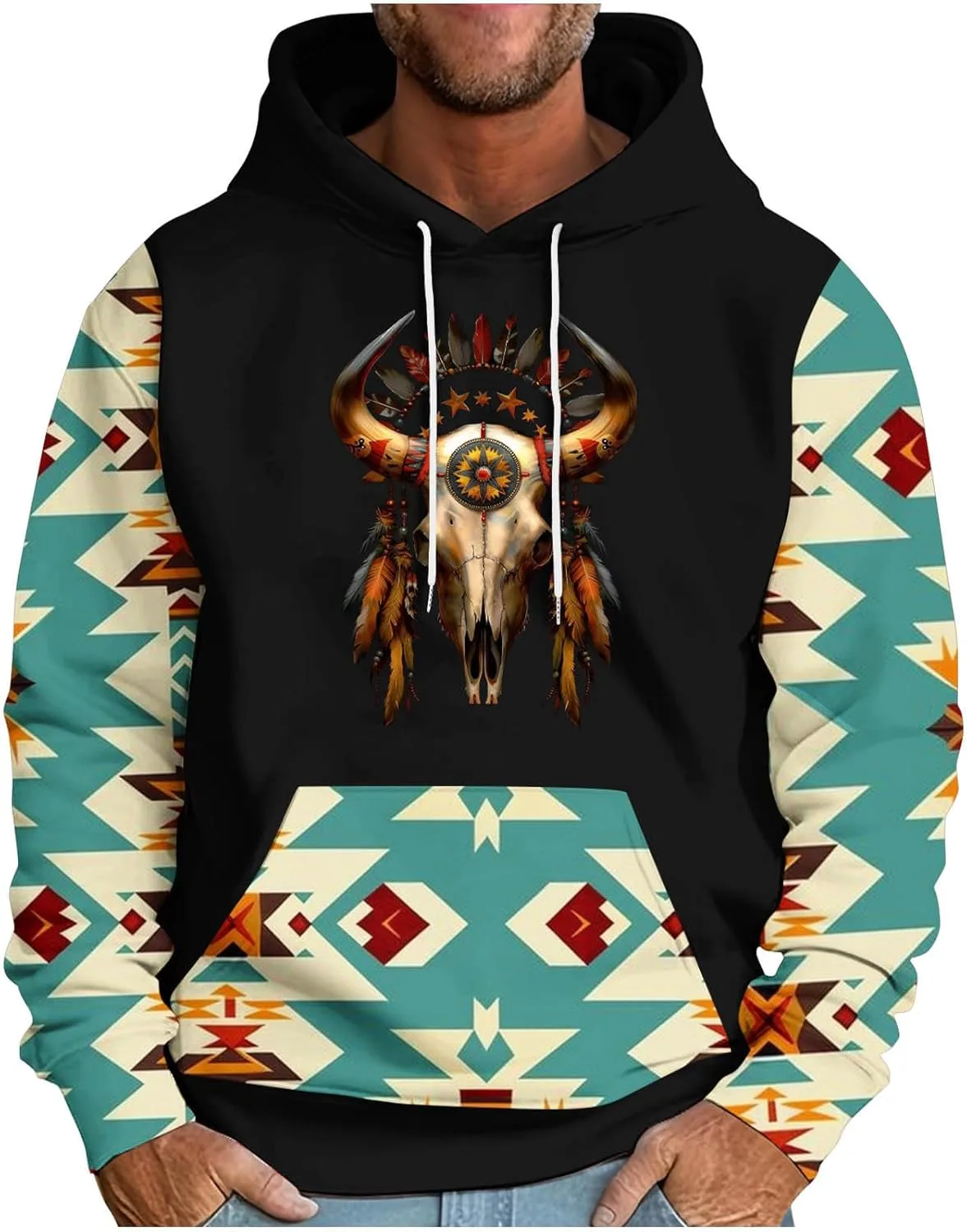 Винтажный худи для мужчин с капюшоном на шнурке и карманом OTSANT
Винтажный худи для мужчин с капюшоном на шнурке и карманом OTSANT