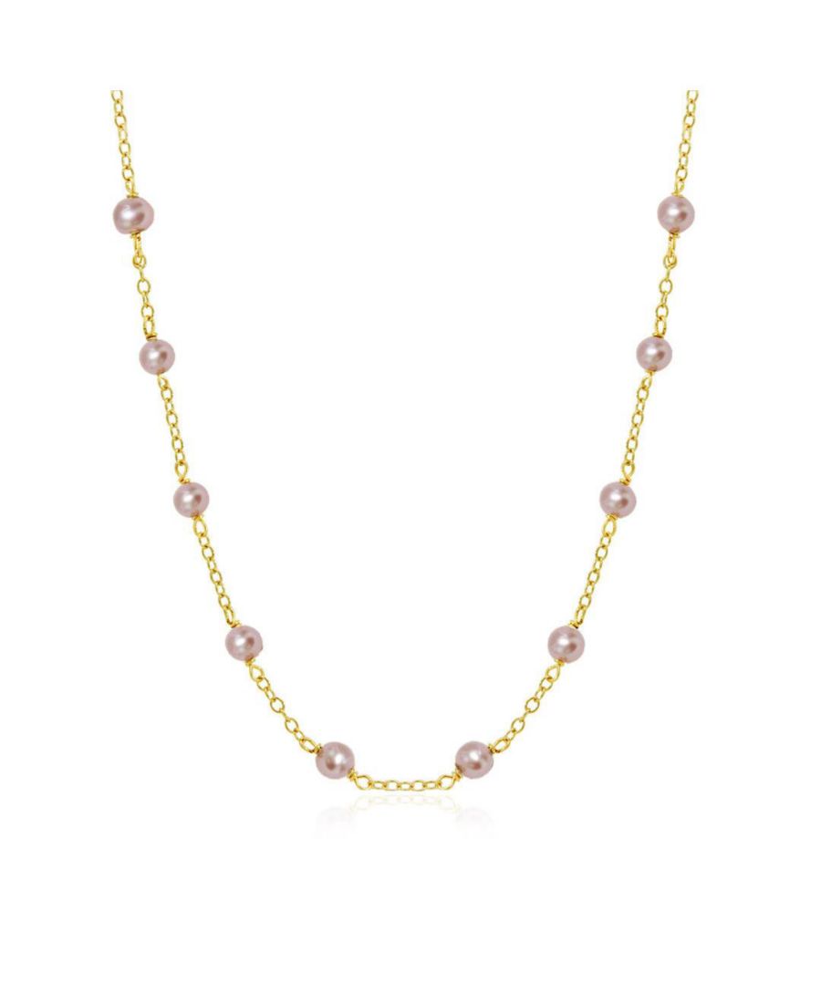 Ожерелье из розовых жемчужных бусин, цепочка, золото 14 карат The Lovery, Pink pearl
Ожерелье из розовых жемчужных бусин, цепочка, золото 14 карат The Lovery, Pink pearl