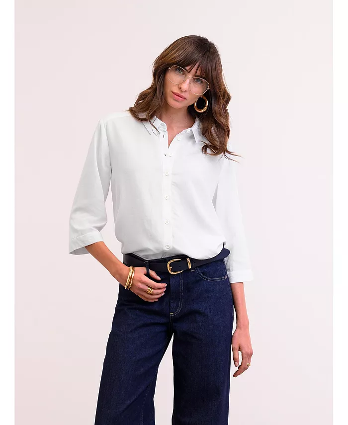 Женская рубашка со складками на спине Celtic & Co., белый
Женская рубашка со складками на спине Celtic & Co., белый