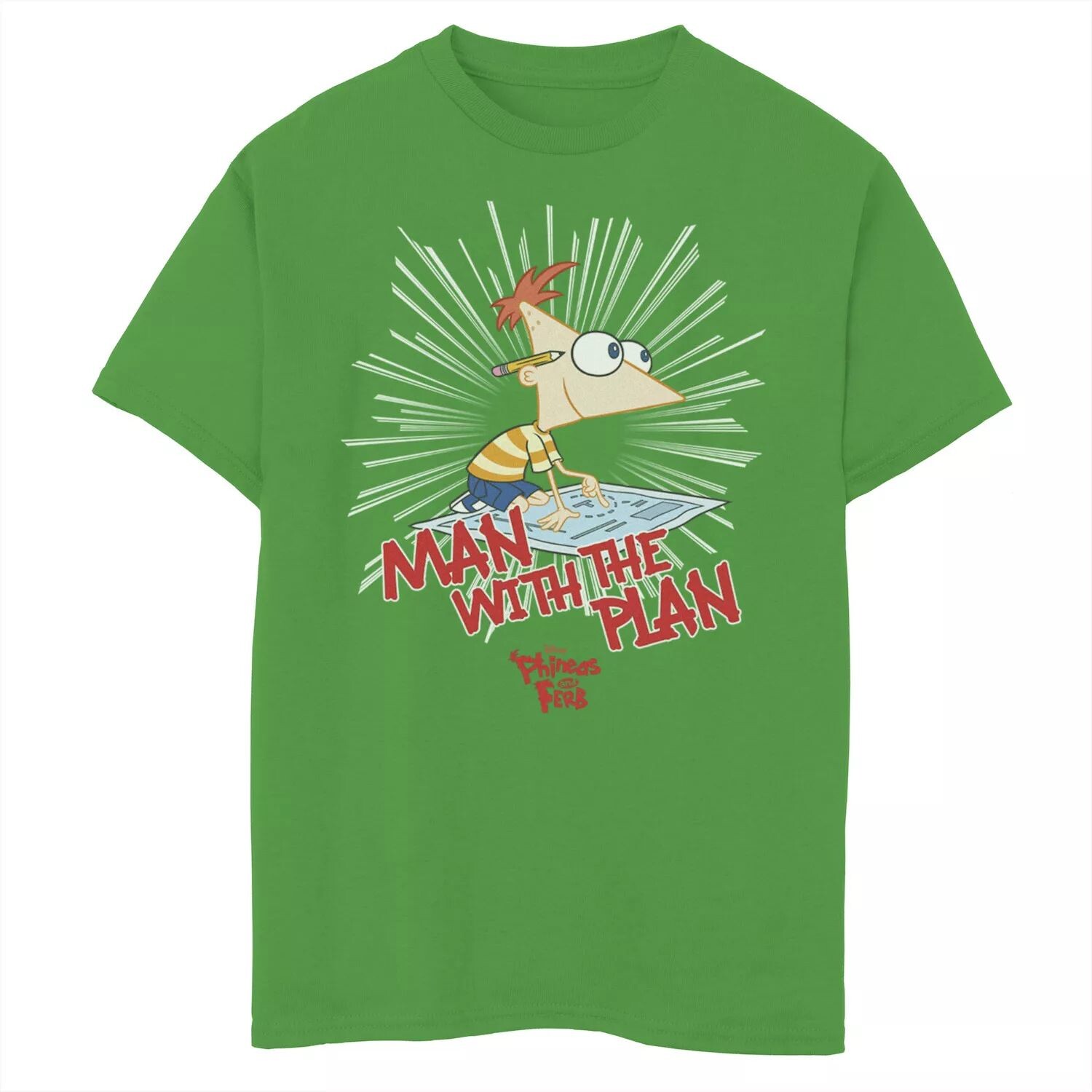 Футболка Disney's Phineas & Ferb для мальчиков 8–20 The Plan Man с рисунком Disney
Футболка Disney's Phineas & Ferb для мальчиков 8–20 The Plan Man с рисунком Disney