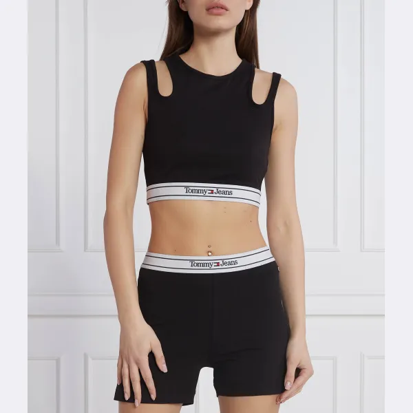 Узкий топ Tommy Hilfiger, черный
Узкий топ Tommy Hilfiger, черный