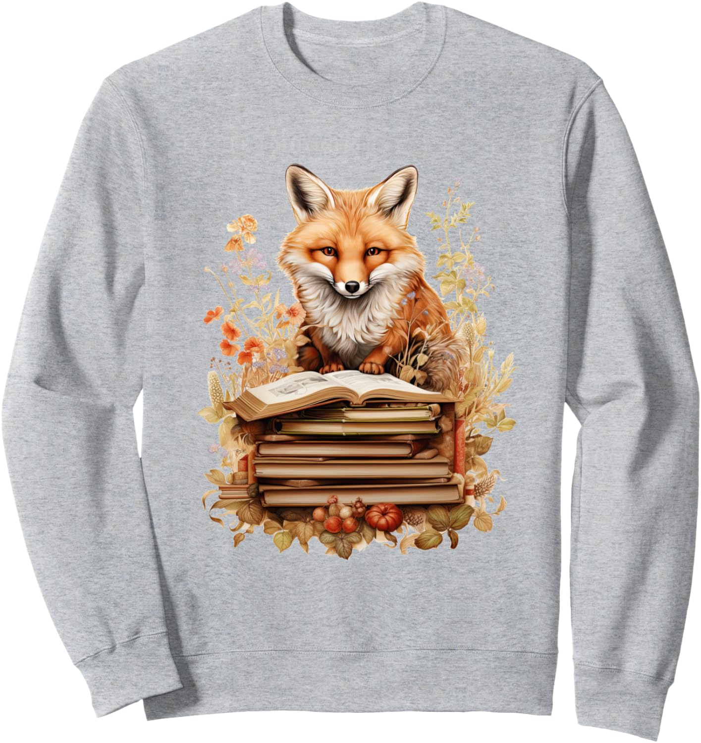 Толстовка в стиле коттеджкор с цветочным рисунком, лисой и милым гобликом Cottagecore Goblincore And Fairycore Stuff, серый
Толстовка в стиле коттеджкор с цветочным рисунком, лисой и милым гобликом Cottagecore Goblincore And Fairycore Stuff, серый