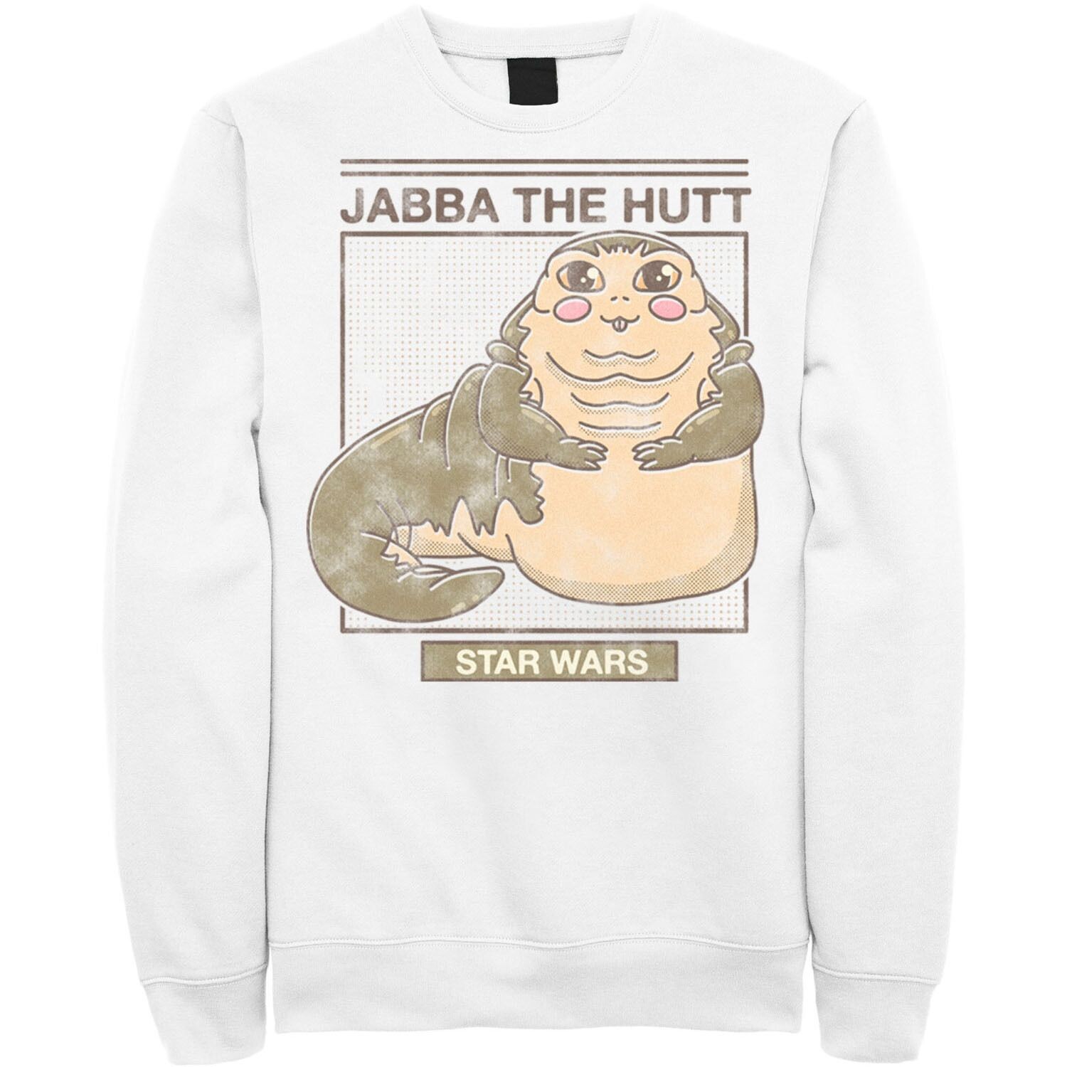Мужская толстовка в сетку с милым портретом и изображениями Джаббы Хатта из мультфильма «Звездные войны» Licensed Character, белый
Мужская толстовка в сетку с милым портретом и изображениями Джаббы Хатта из мультфильма «Звездные войны» Licensed Character, белый