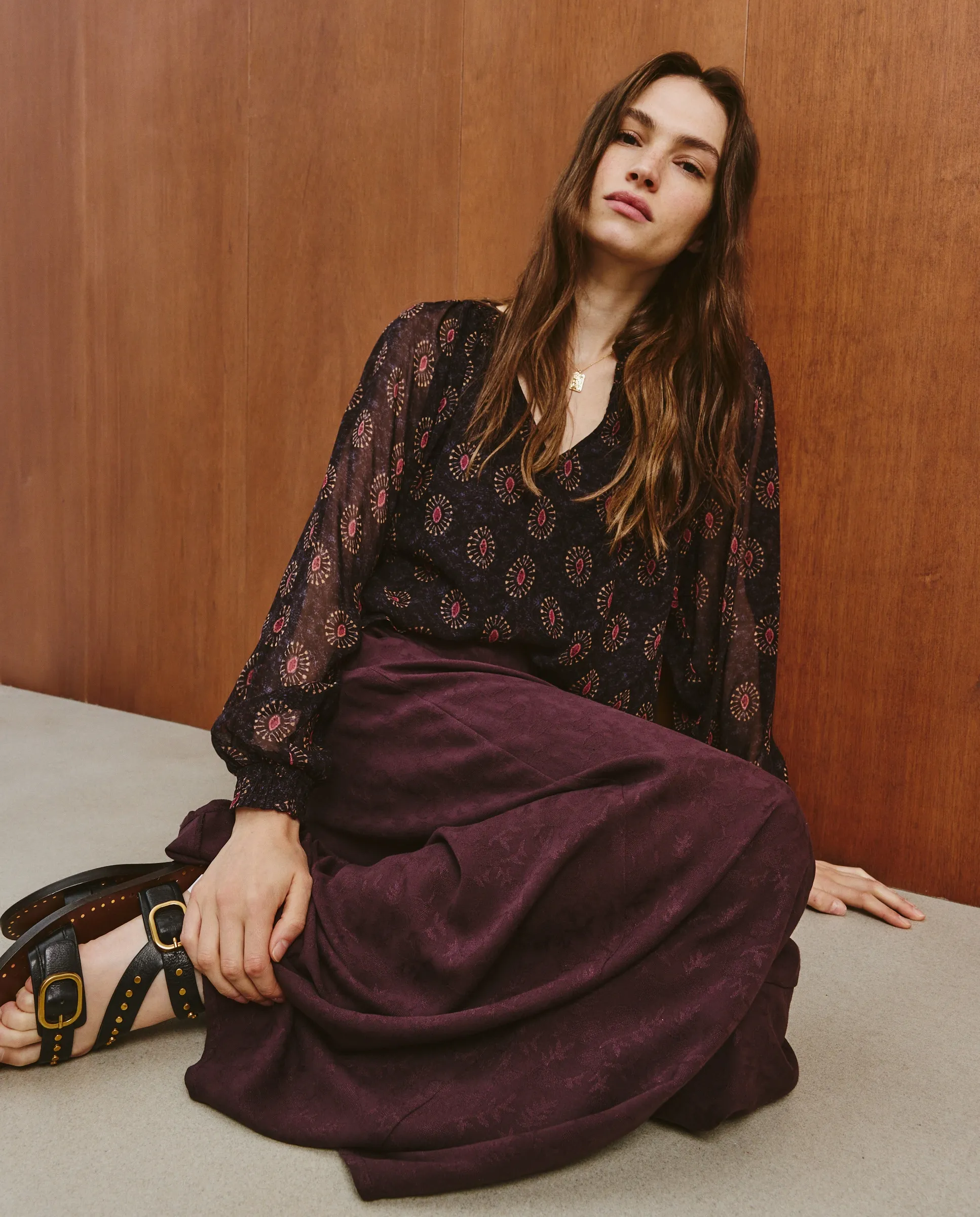 Женская блузка с длинным рукавом с принтом Southern Cotton, серый
Женская блузка с длинным рукавом с принтом Southern Cotton, серый