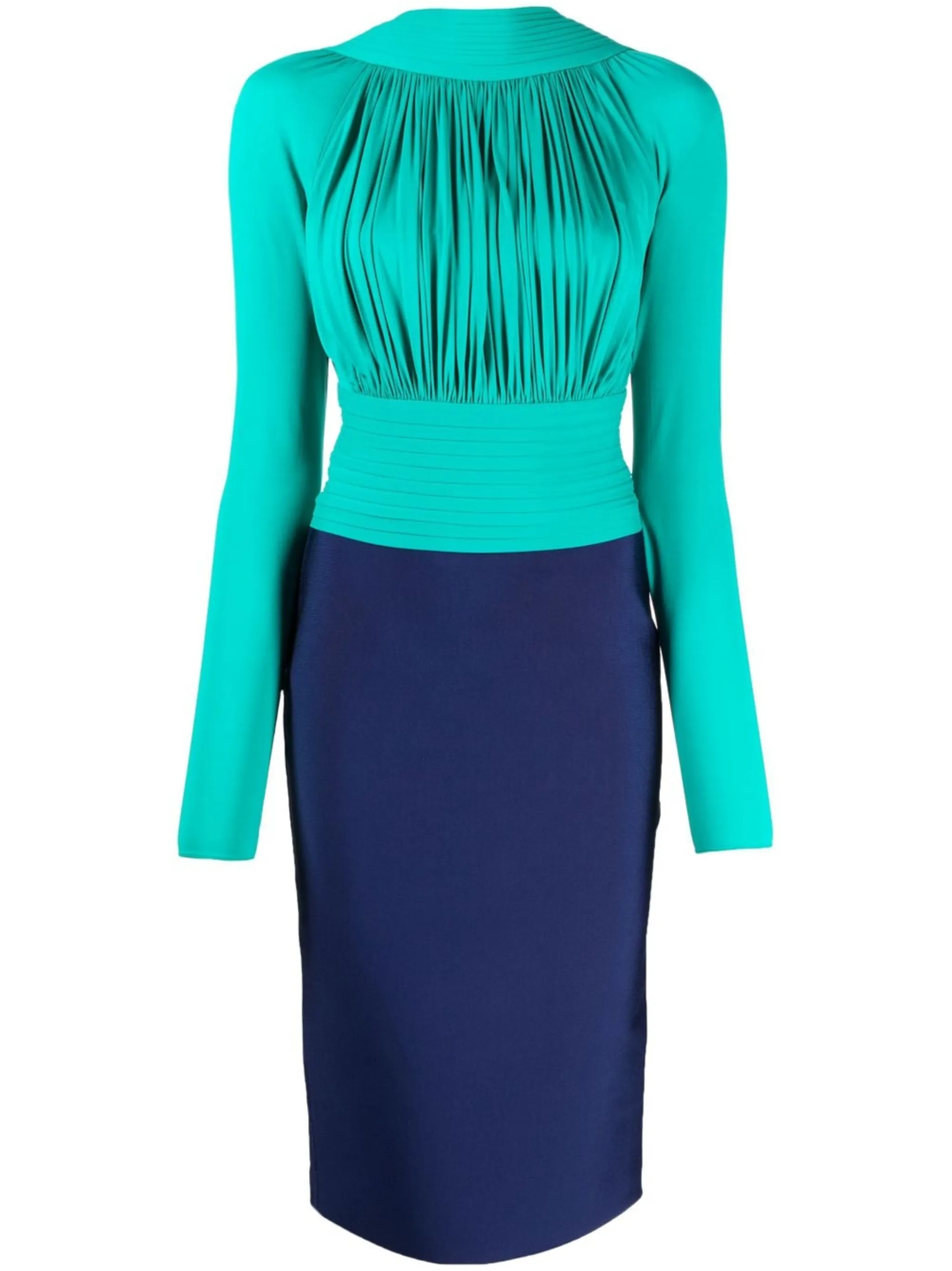 Платье миди со сборками Herve L. Leroux, зеленый
Платье миди со сборками Herve L. Leroux, зеленый