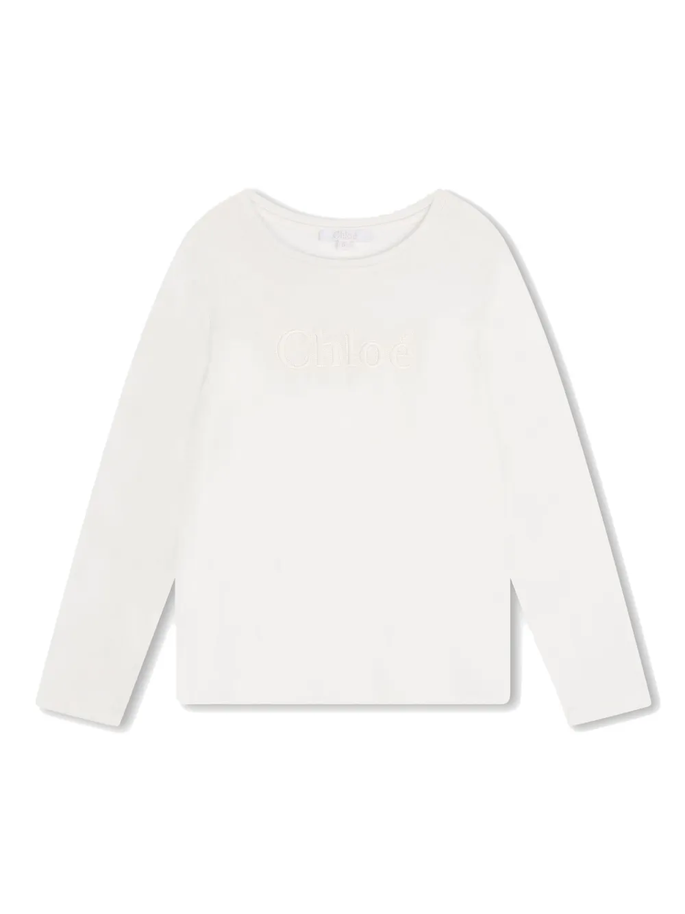 Футболка с вышитым логотипом Chloé Kids, белый
Футболка с вышитым логотипом Chloé Kids, белый