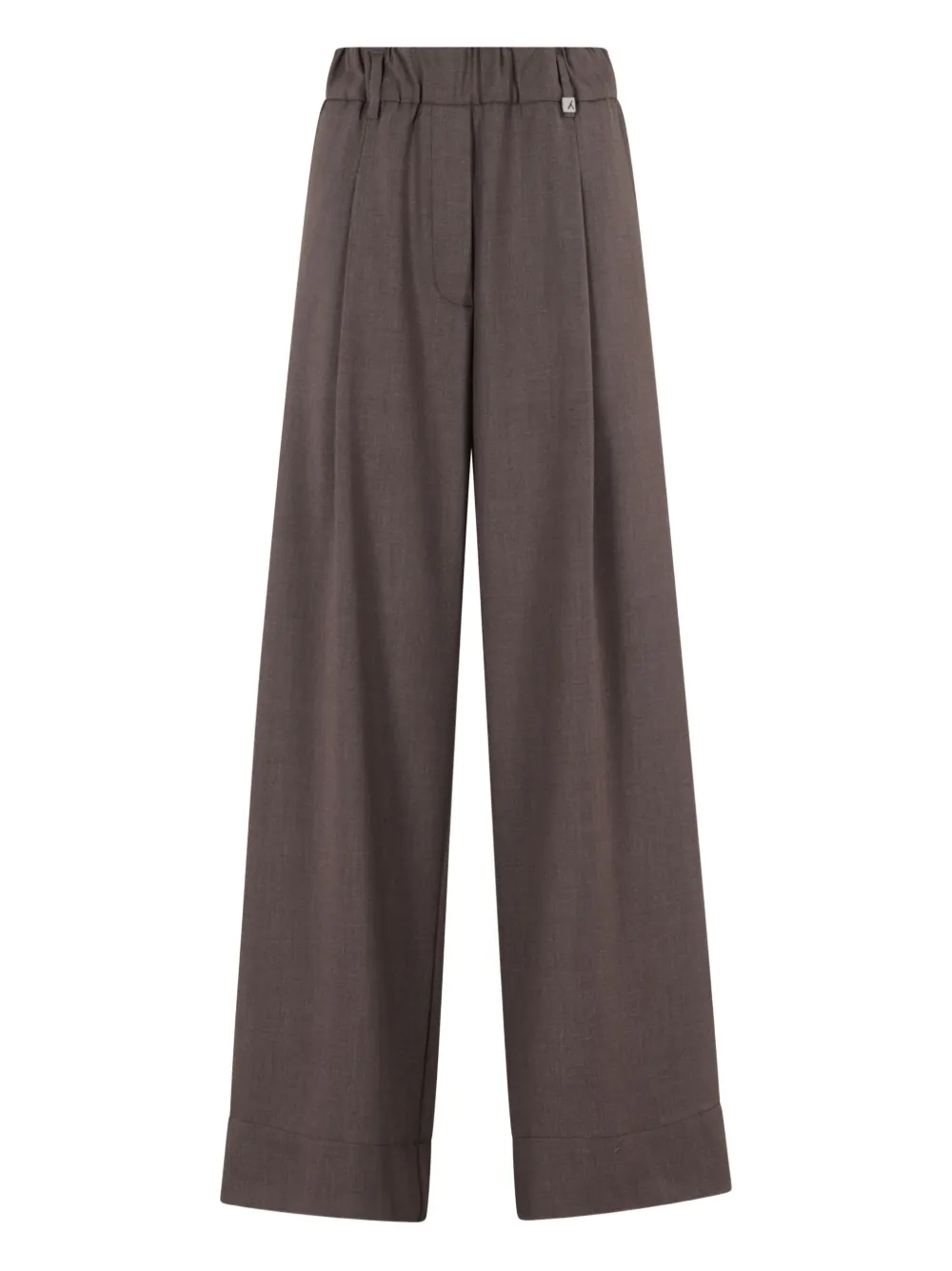 Брюки прямого кроя со складками Myths, коричневый
Брюки прямого кроя со складками Myths, коричневый