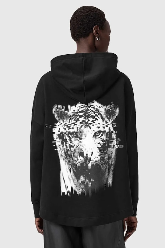 Хлопковая толстовка Allsaints, черный
Хлопковая толстовка Allsaints, черный