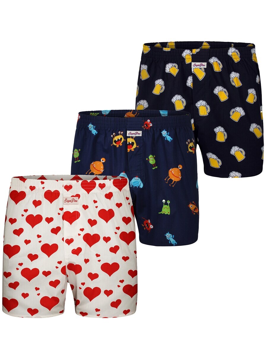 Шорты-боксеры Sugar Pine Boxer shorts Motiv Print Mix, разноцветный
Шорты-боксеры Sugar Pine Boxer shorts Motiv Print Mix, разноцветный