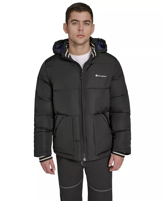 Мужская куртка-пуховик с капюшоном Champion, черный
Мужская куртка-пуховик с капюшоном Champion, черный