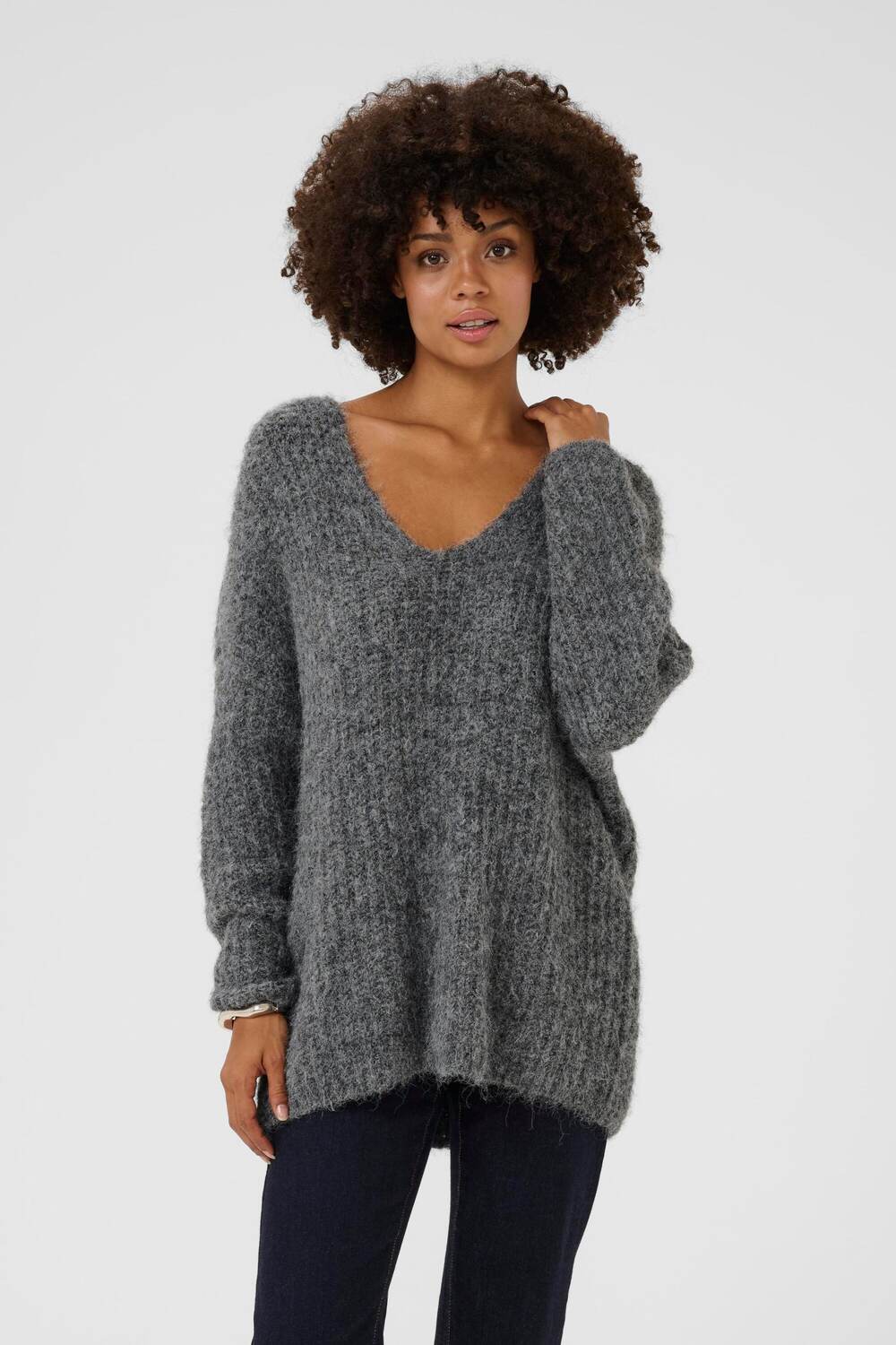 CULTURE Свитер 'CUBrava' в сером цвете
CULTURE Свитер 'CUBrava' в сером цвете