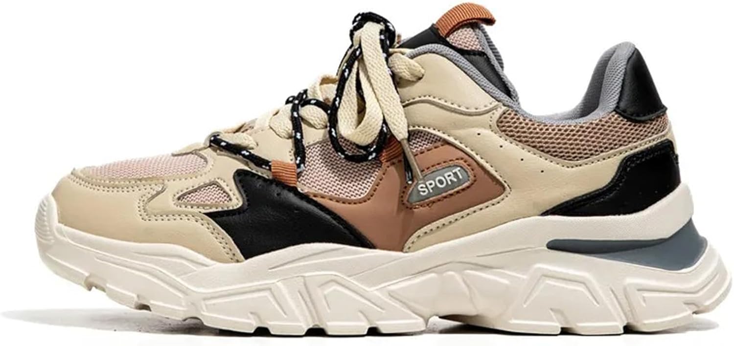 Мужские кроссовки для бега, ходьбы и тенниса, дышащие спортивные туфли с амортизацией для мужчин Generic, бежевый
Мужские кроссовки для бега, ходьбы и тенниса, дышащие спортивные туфли с амортизацией для мужчин Generic, бежевый