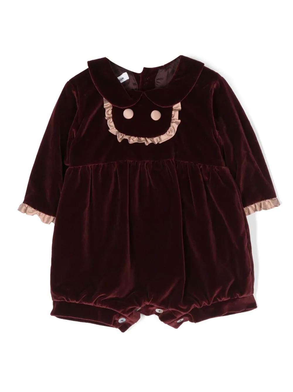 Бархатный ромпер с оборками Jesurum Baby, красный
Бархатный ромпер с оборками Jesurum Baby, красный