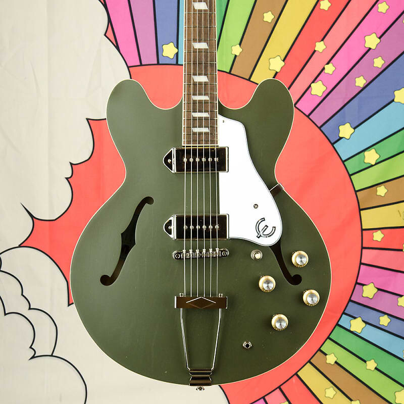 Электрогитара Epiphone Casino Archtop Electric Guitar, Worn Olive Drab
Электрогитара Epiphone Casino Archtop Electric Guitar, Worn Olive Drab