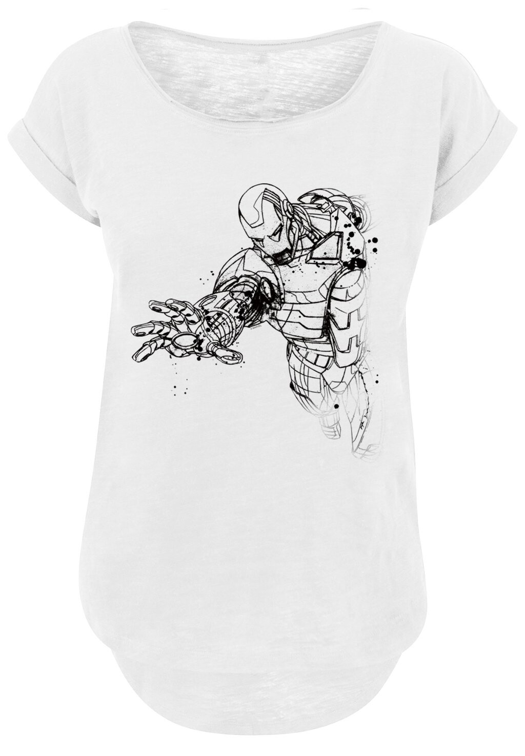 Футболка с принтом MARVEL AVENGERS IRON MAN MONO LINE F4NT4STIC, белый
Футболка с принтом MARVEL AVENGERS IRON MAN MONO LINE F4NT4STIC, белый