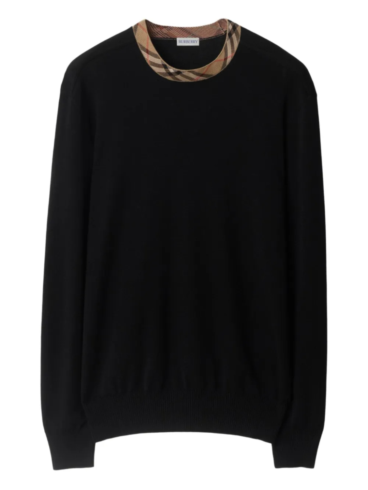 Шерстяной свитер Burberry, черный
Шерстяной свитер Burberry, черный