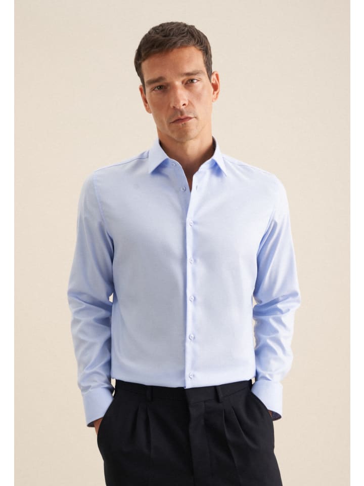 Рубашка Seidensticker, светло-синий
Рубашка Seidensticker, светло-синий