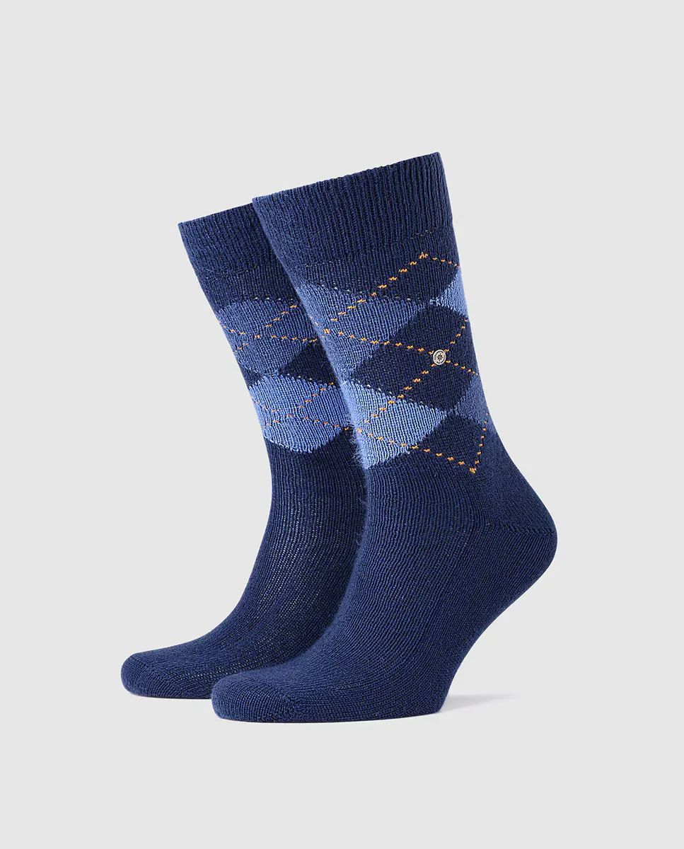 Мужские носки Burlington с синими бриллиантами, синий
Мужские носки Burlington с синими бриллиантами, синий