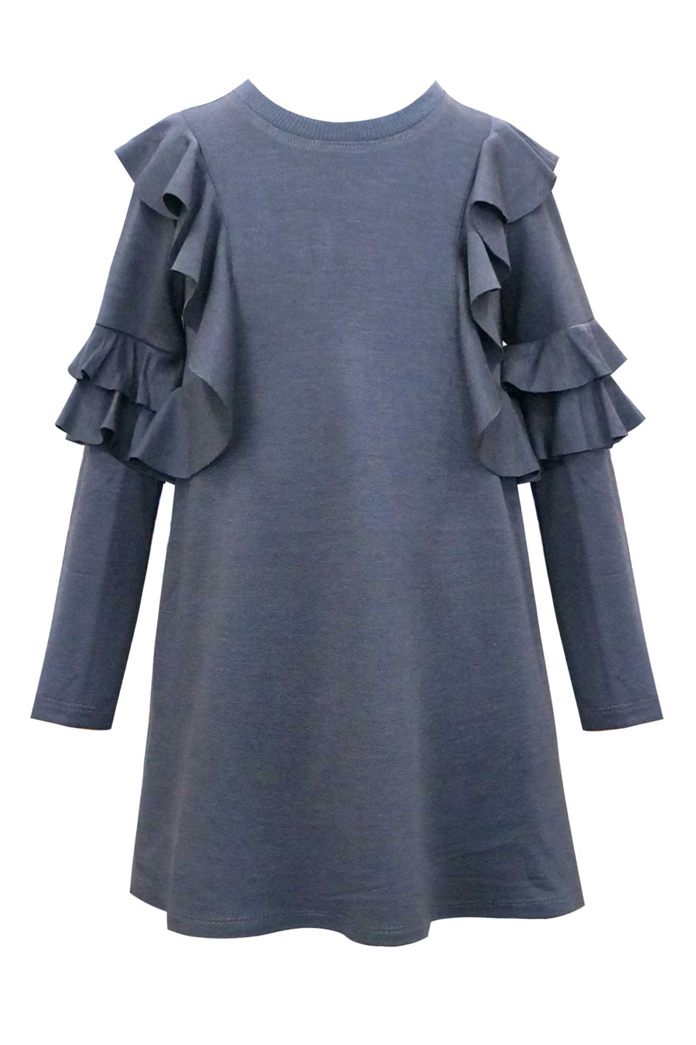 Длинное платье с рукавами и рюшами для девочек Hannah Banana, Charcoal
Длинное платье с рукавами и рюшами для девочек Hannah Banana, Charcoal