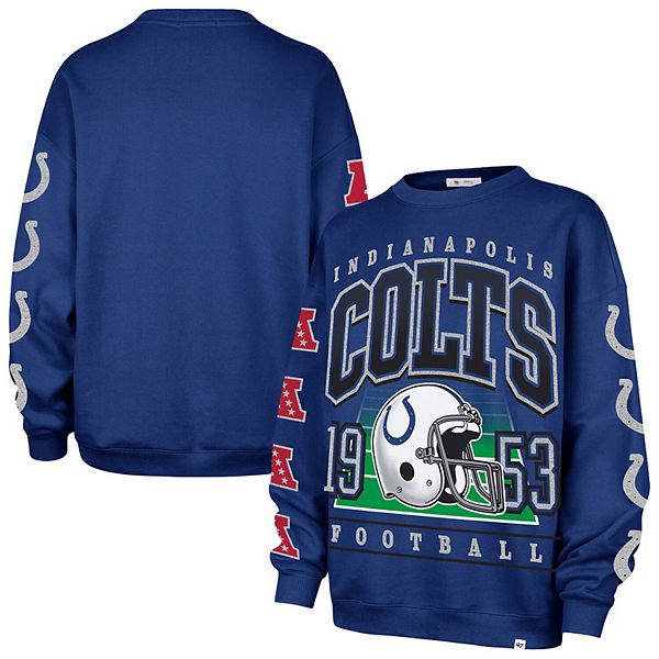 Женский оверсайз свитшот '47 Royal Indianapolis Colts Go Big 47 Brand
Женский оверсайз свитшот '47 Royal Indianapolis Colts Go Big 47 Brand