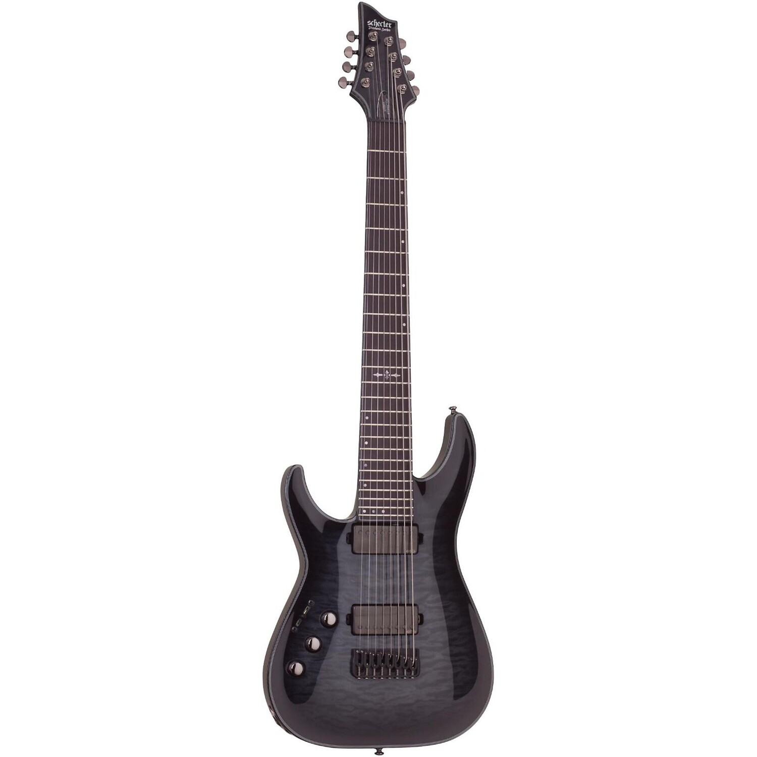 Schecter Guitar Research Hellraiser Hybrid C-8 8-струнная электрогитара для левой руки прозрачная черная взрывная
Schecter Guitar Research Hellraiser Hybrid C-8 8-струнная электрогитара для левой руки прозрачная черная взрывная