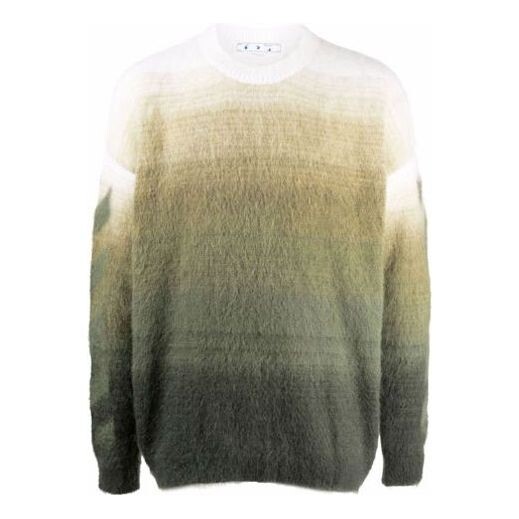 Свитер men's gradient effect round neck long sleeves wool sweater loose fit multicolor Off-White, зеленый
Свитер men's gradient effect round neck long sleeves wool sweater loose fit multicolor Off-White, зеленый