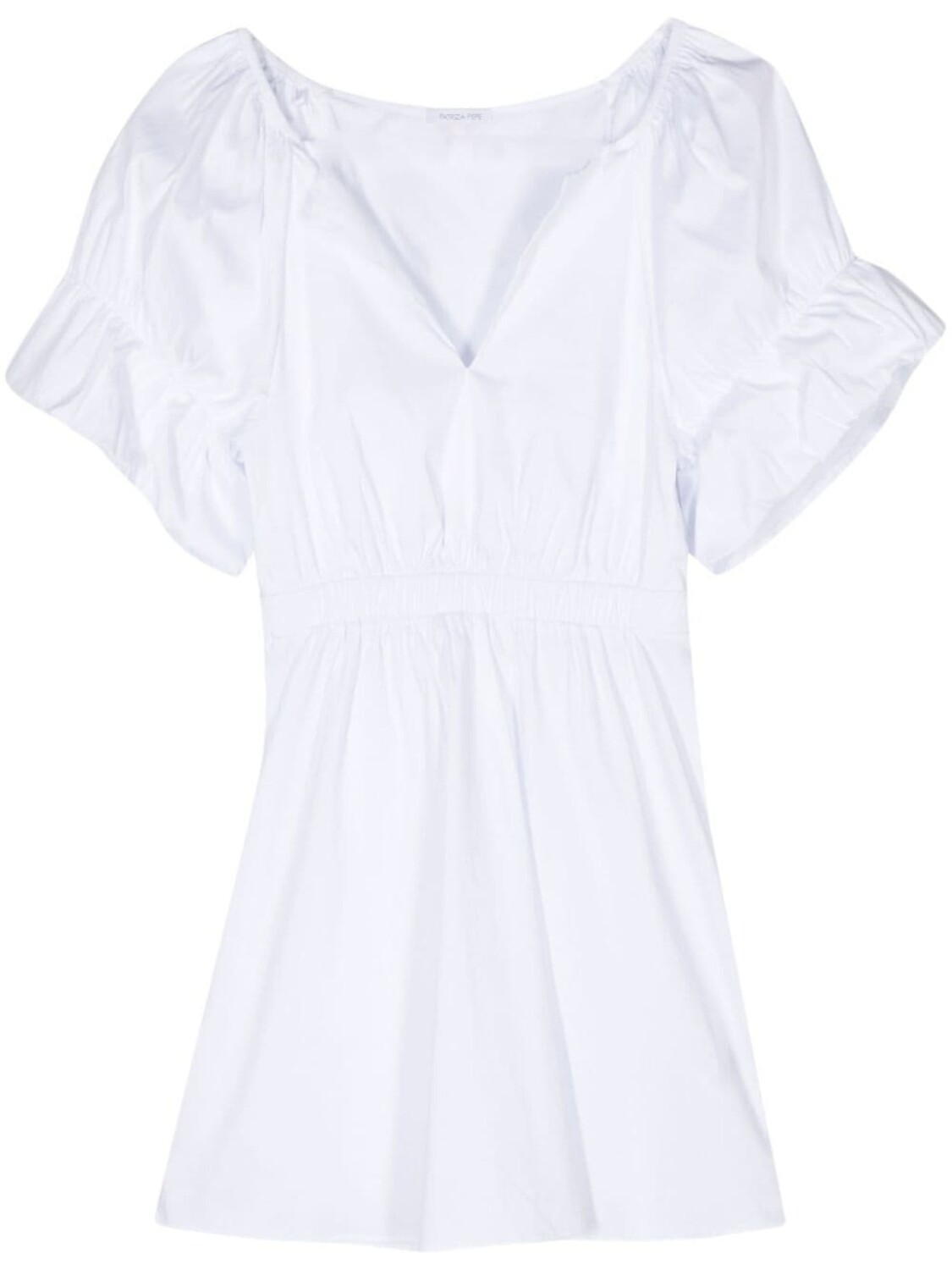 Платье мини с поясом и разрезом на воротнике Patrizia Pepe, белый
Платье мини с поясом и разрезом на воротнике Patrizia Pepe, белый