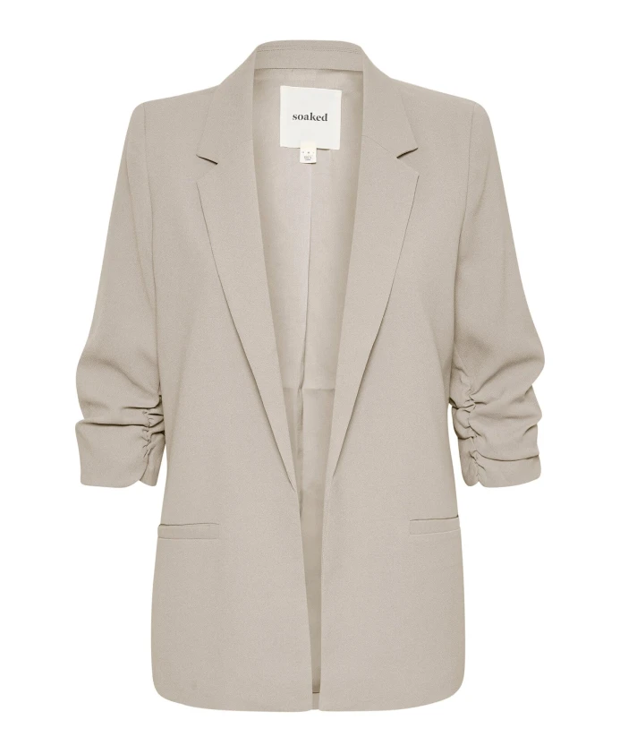 Элегантный пиджак-блейзер с теневым эффектом Soaked In Luxury, бежевый
Элегантный пиджак-блейзер с теневым эффектом Soaked In Luxury, бежевый