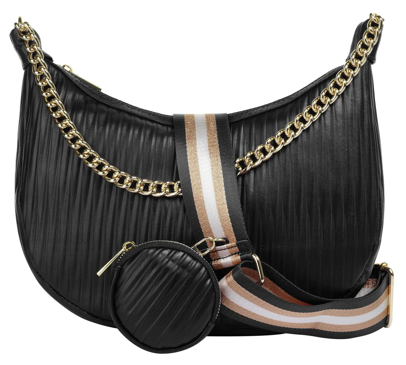 Сумка через плечо Cluty, натуральная кожа, производство Италия, черный
Сумка через плечо Cluty, натуральная кожа, производство Италия, черный