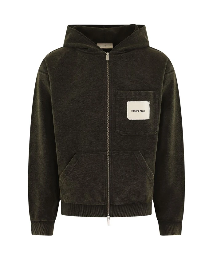 Толстовка с капюшоном, застежкой-молнией и нагрудным карманом. Bram'S Fruit, серый
Толстовка с капюшоном, застежкой-молнией и нагрудным карманом. Bram'S Fruit, серый