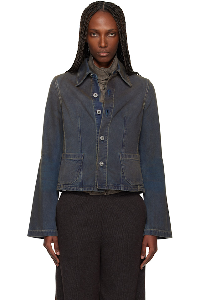 Our Legacy Синяя джинсовая куртка профсоюза
Our Legacy Синяя джинсовая куртка профсоюза