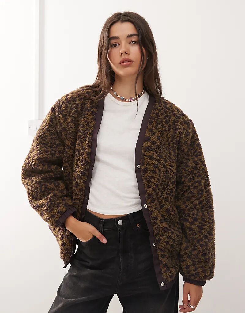 Пальто Vans Suffolk в клетку с гепардом, тёмно-портового цвета
Пальто Vans Suffolk в клетку с гепардом, тёмно-портового цвета