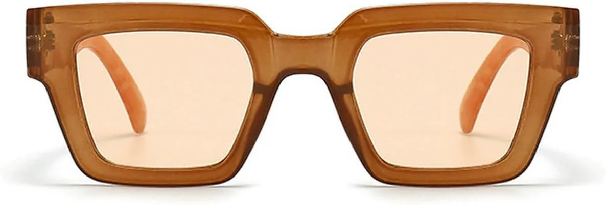 Солнцезащитные очки Y2K в стиле «квадратные» для женщин, винтажные панк-очки с градиентным переходом цвета, солнцезащитные очки для мужчин Melrose, 2pcs Green&tea
Солнцезащитные очки Y2K в стиле «квадратные» для женщин, винтажные панк-очки с градиентным переходом цвета, солнцезащитные очки для мужчин Melrose, 2pcs Green&tea