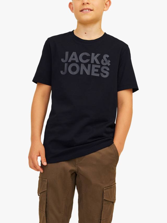 Детская футболка из хлопка с логотипом Jack & Jones, Black
Детская футболка из хлопка с логотипом Jack & Jones, Black