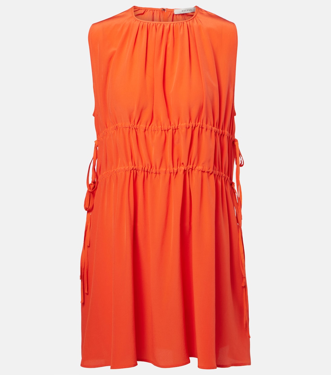 Мини-платье из плиссированного шёлка креп Asceno, Coral Red
Мини-платье из плиссированного шёлка креп Asceno, Coral Red