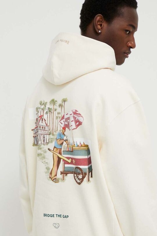 Хлопковая толстовка Filling Pieces, бежевый
Хлопковая толстовка Filling Pieces, бежевый