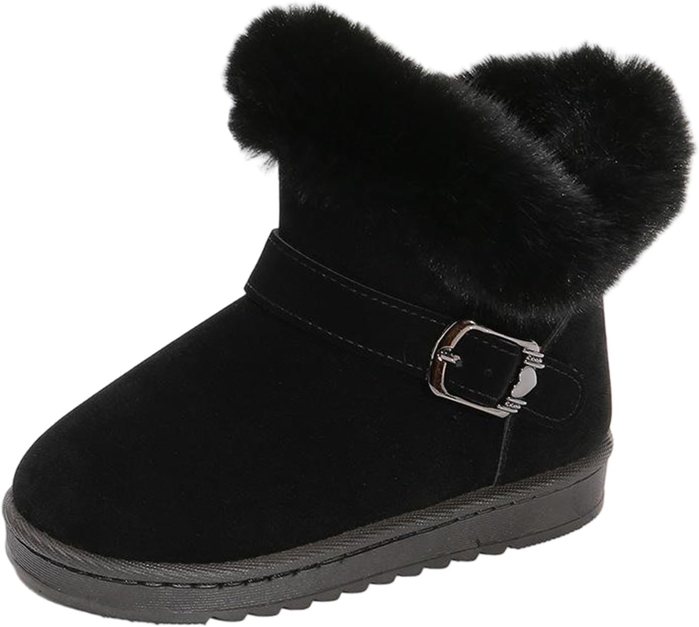 Детские зимние сапоги для девочек, теплые и мягкие, с меховой подкладкой, короткие ботильоны, искусственный мех, теплые ботинки до щиколотки Generic, Black
Детские зимние сапоги для девочек, теплые и мягкие, с меховой подкладкой, короткие ботильоны, искусственный мех, теплые ботинки до щиколотки Generic, Black