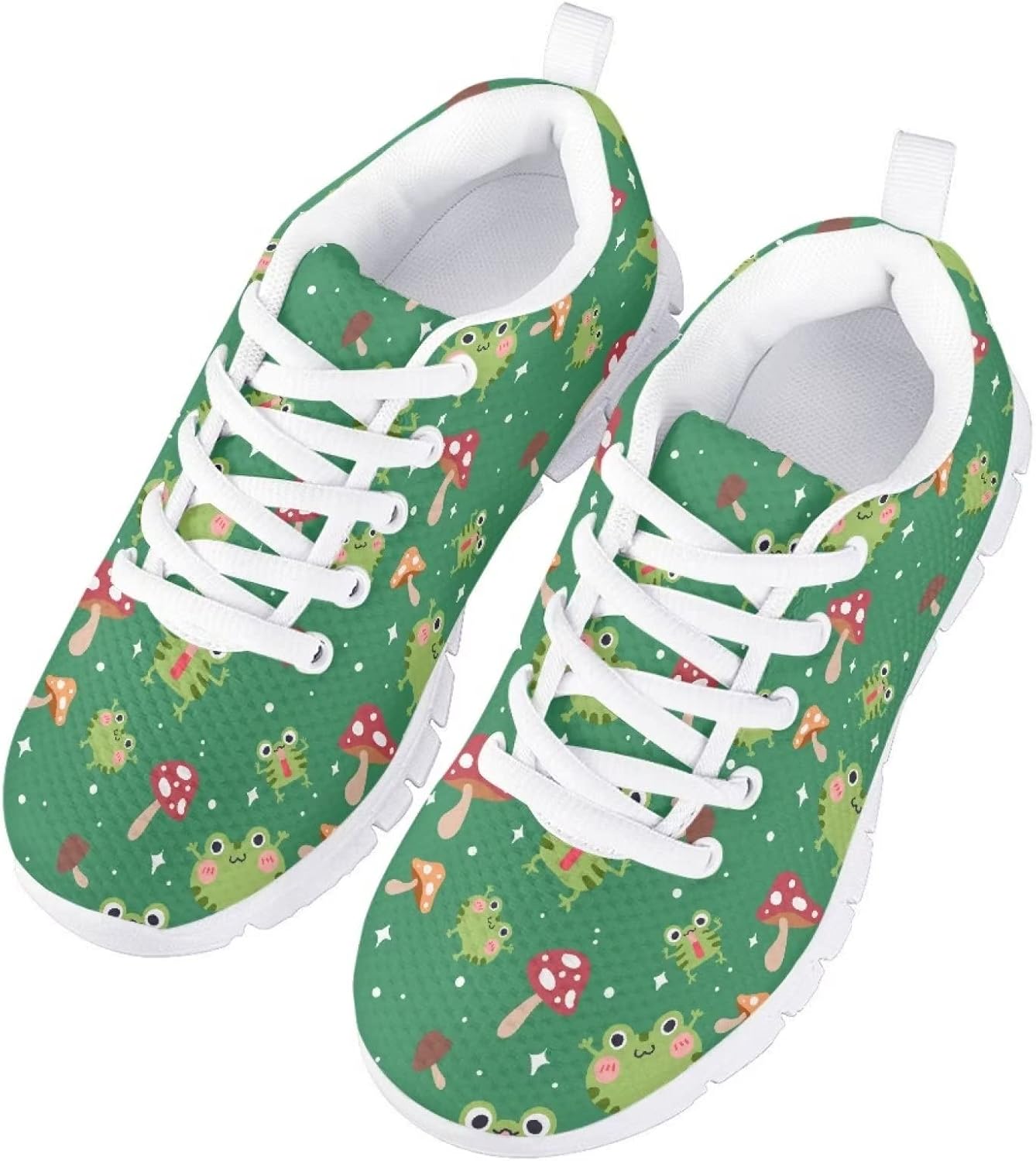 Детские кроссовки GIFTPUZZ для бега, повседневные, с сеткой, дышащие, для ходьбы, походов и спорта, на платформе, Frog Mushroom
Детские кроссовки GIFTPUZZ для бега, повседневные, с сеткой, дышащие, для ходьбы, походов и спорта, на платформе, Frog Mushroom