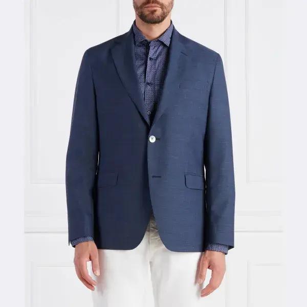 Элегантная шерстяная куртка Fogerty стандартного кроя Oscar Jacobson, синий
Элегантная шерстяная куртка Fogerty стандартного кроя Oscar Jacobson, синий