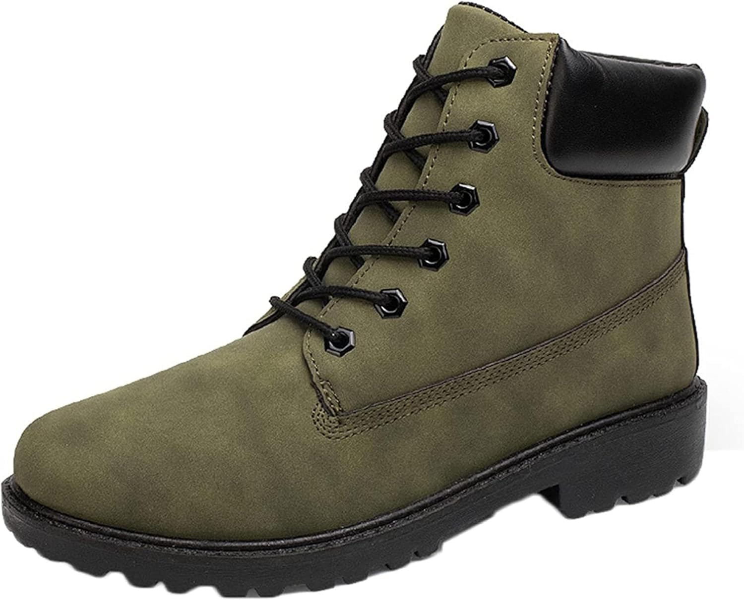 Мужские ботинки Yiozoi на осень и зиму, с высокой шнуровкой до щиколотки, износостойкие, с круглым носком, утепленные и противоскользящие для прогулок на улице, зеленый
Мужские ботинки Yiozoi на осень и зиму, с высокой шнуровкой до щиколотки, износостойкие, с круглым носком, утепленные и противоскользящие для прогулок на улице, зеленый