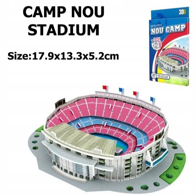 Стадион Камп Ноу 3D пазл Подарок ФК Барселона Inna marka
Стадион Камп Ноу 3D пазл Подарок ФК Барселона Inna marka
