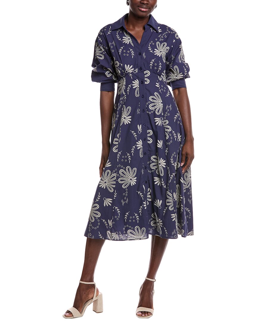 Gracia Embroidered Eyelet Shirtdress
Gracia Embroidered Eyelet Shirtdress