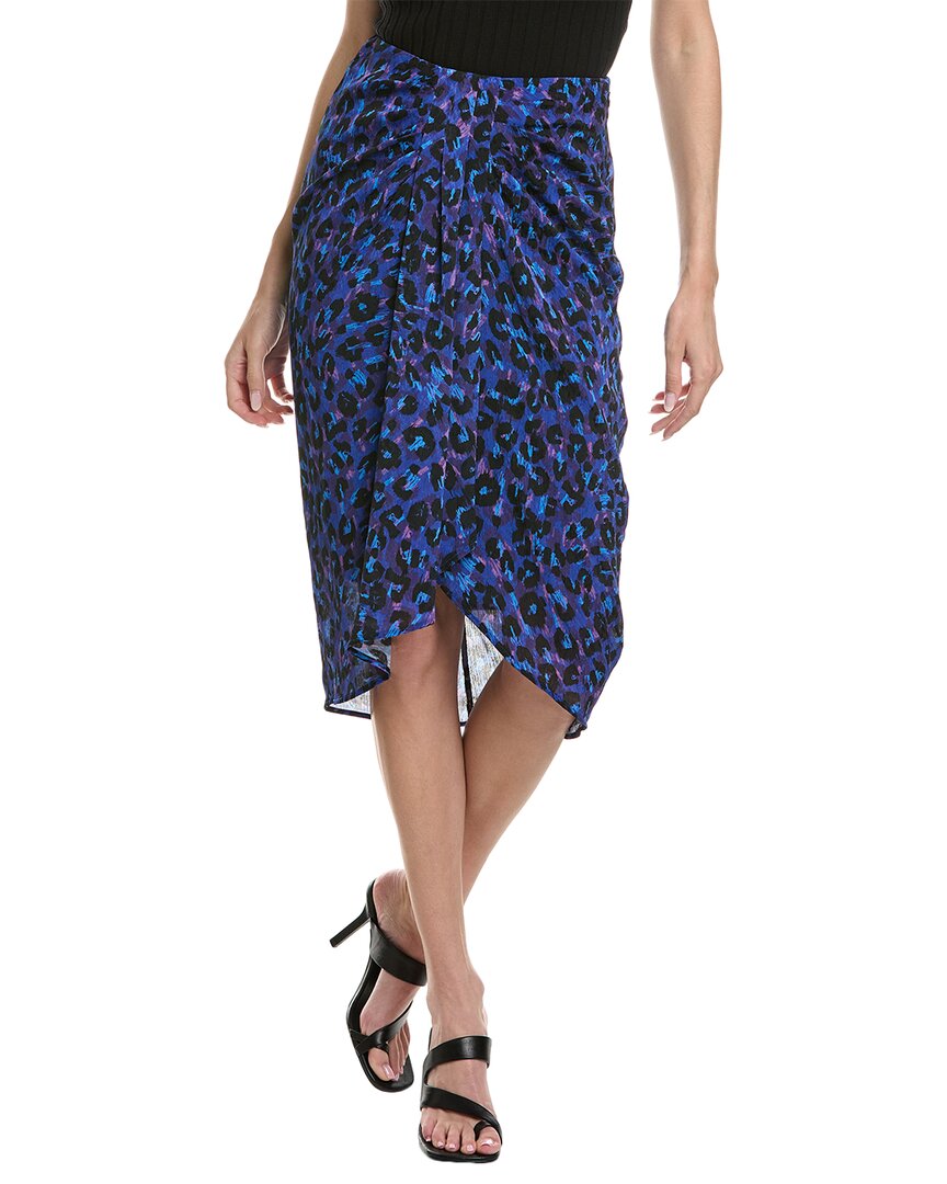 Юбка-футляр ba&sh, синий 
Юбка-футляр ba&sh, синий